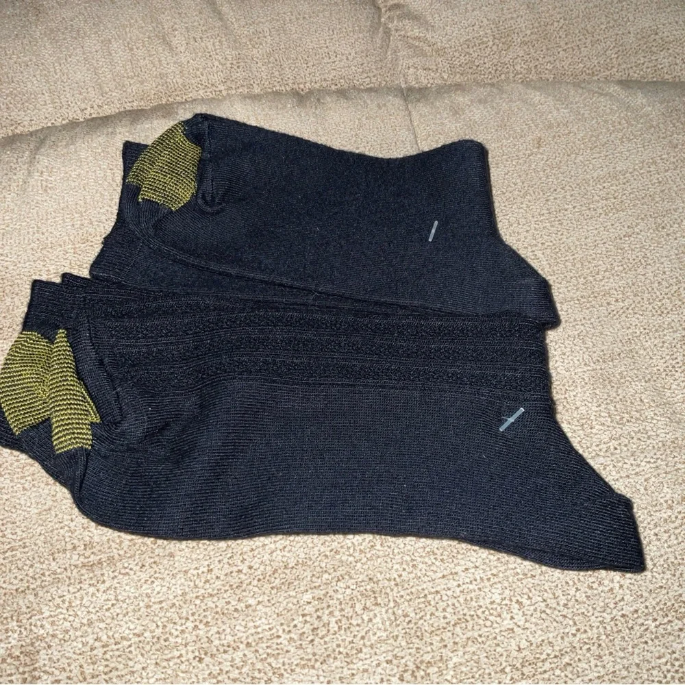 Vintage Ladies GOLD TOE Womens Trouser Socks 9-11 shoe 6-9 NAVY BLUE 2 pairs NWT